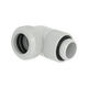 Barrow Multi-Link Adapter Connection 90 Degrees G1/4 Inch Female Thread to 12mm OD Hard Tube - Rotatable, White