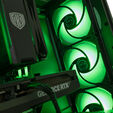 Gaming PC Mach 5 Green, AMD Ryzen 5 7500X3D, RTX 5070 Ti - Prebuilt PC image number null