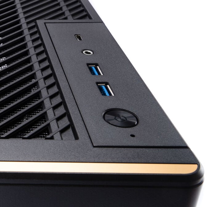 InWin A3 Mini-Tower Tempered Glass - schwarz image number 6
