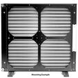 Watercool MO-RA3 420 bracket for Noctua NF-A20 - black image number null
