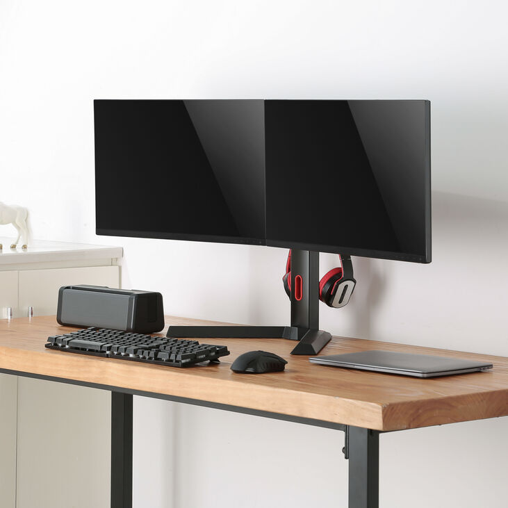 Alterzone Pro Duo Gaming Monitorhalterung, Schwarz image number 7