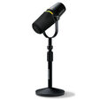 Shure MV7+-BNDL Podcast Microphone XLR/USB - black with stand image number null