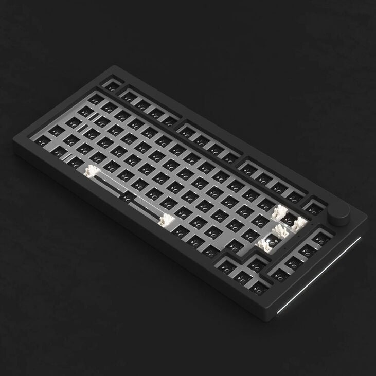 AKKO 5075B Via Barebone Gaming Tastatur, 75% - ISO, schwarz image number 2