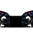 Heusinkveld One Simracing-Lenkrad, ultraleicht, kabellos, RGB - 270 mm, schwarz image number null