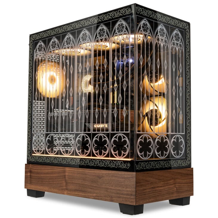 Gaming PC Amber Monastery, AMD Ryzen 5 7600, RTX 4070 Super - Fertig-PC image number 0