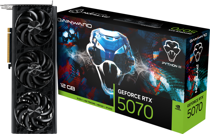 Gainward GeForce RTX 5070 Python III, 12288 MB GDDR7 image number 0