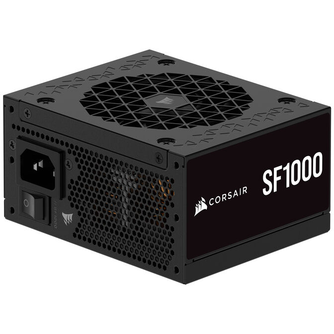 Corsair SF Series SF1000 SFX Power Supply, 80 PLUS Platinum, ATX 3.1 / PCIe 5.1 - 1,000 Watts, black image number 1