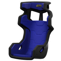Sabelt SRX-1 Simracing-Rennsitz, Glasfaser-Schale, gepolstert - royal blue