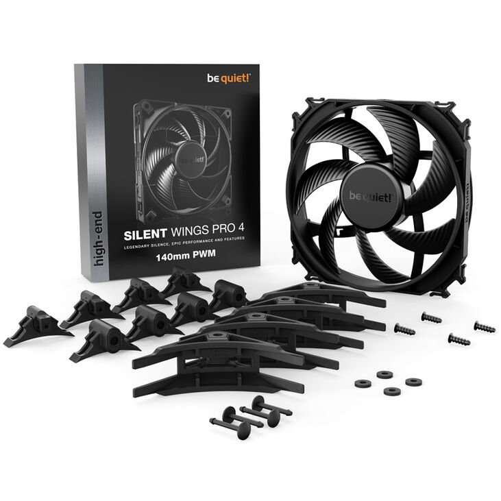 be quiet! Silent Wings 4 Pro PWM Lüfter - 140mm, schwarz image number 5