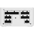 Montech Titan PLA 750W, 80 PLUS & Cybenetics Platinum, modular, PCIe 5.1 - 750 Watt, wei&szlig; image number null