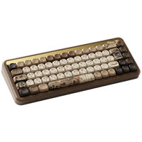 AKKO MU01 Joy of Life Gaming Tastatur, RGB - Walnuss Gehäuse, Cilantro Switches, ISO-DE/UK