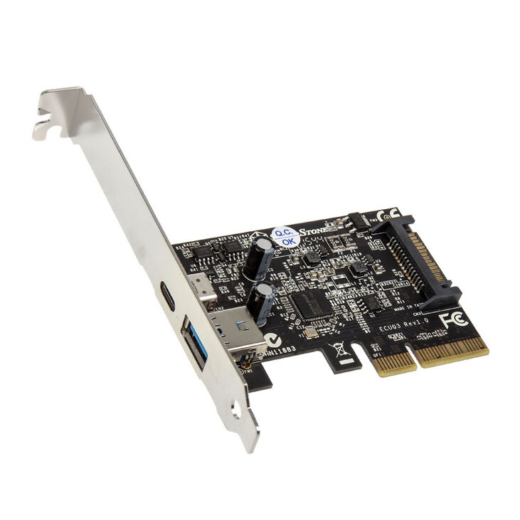 SilverStone SST-ECU03, 2-port USB 3.1 Gen2 card - PCIe image number 0
