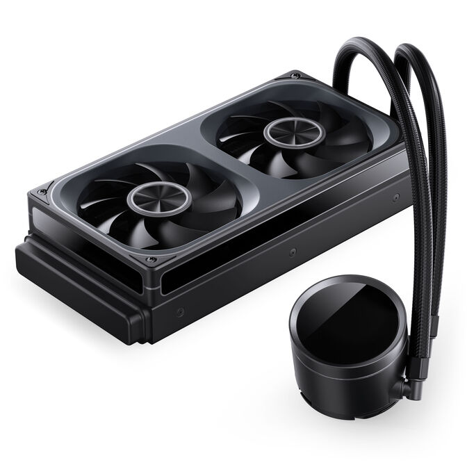 Jonsbo TH-240 AiO Water Cooling, ARGB, Segment Display - 240mm, Black image number 4