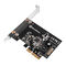 Silverstone SST-ECU02-E USB adapter card, PCIe 3.0, 1x USB-C 3.1 internal - Low Profile