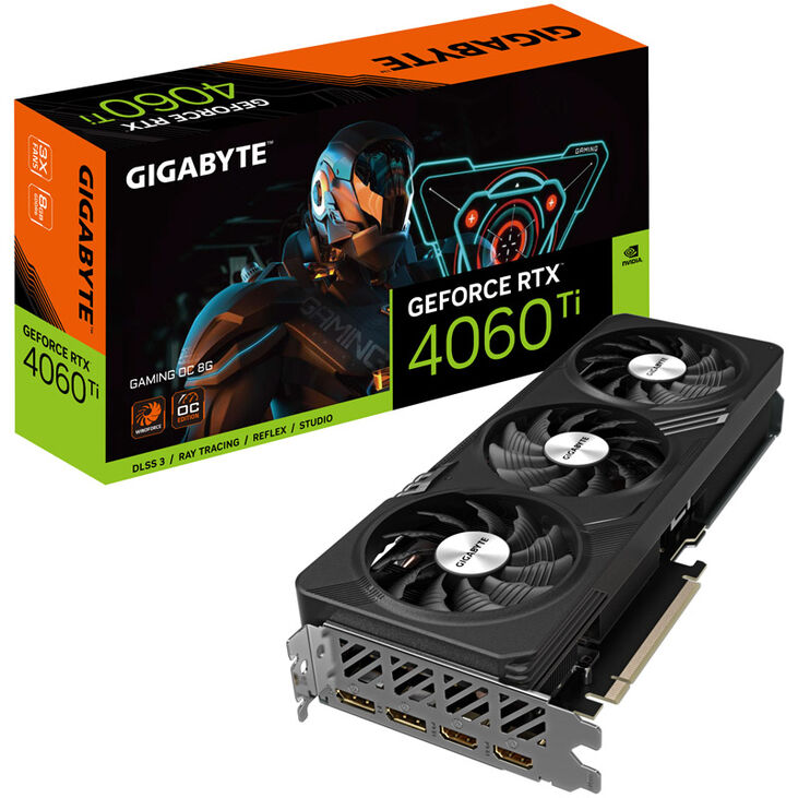 GIGABYTE GeForce RTX 4060 Ti Gaming OC 8G, 8192 MB GDDR6 image number 0