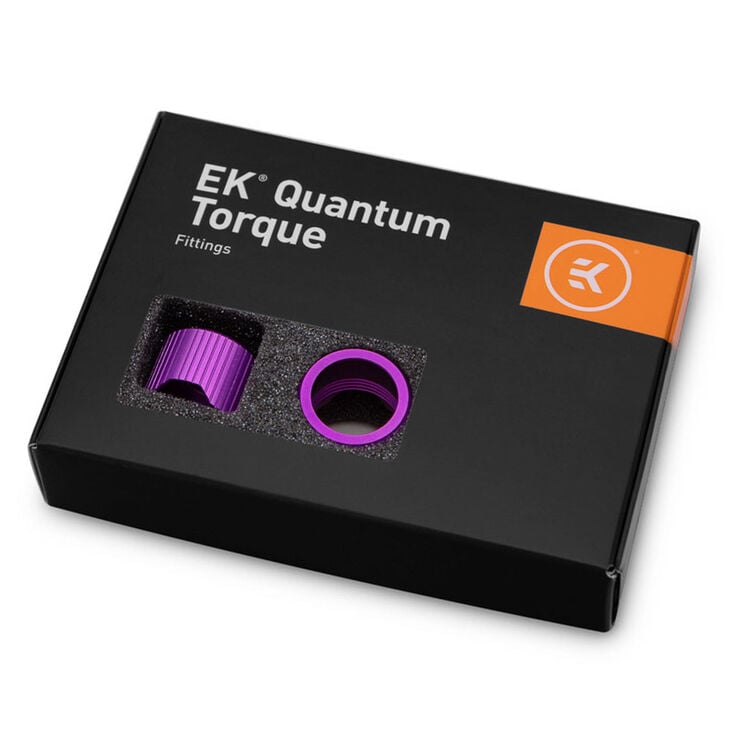 EK Water Blocks EK-Quantum Torque Compression Ring, 6-pack, STC 16 - purple image number 3