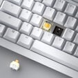 Ducky One X Wireless Gaming Tastatur, induktiv, Hot Swap, RGB - Ducky Inductive Switch, ISO (DE), wei&szlig; image number null