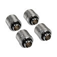Corsair Hydro X Series XF Anschluss gerade G1/4 Zoll AG auf 13/10mm - 4er Pack, chrome silber image number null