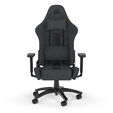 Corsair TC100 Relaxed Soft Fabric Gaming Chair - black, grey image number null
