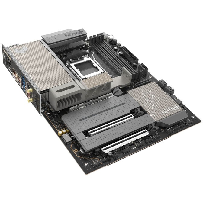 Sapphire Nitro+ X870EA WiFi7 Mainboard, AMD X870E, Sockel AM5, DDR5 image number 1