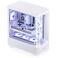 Jonsbo TK-5 PC Case, Mid Tower, ATX, Tempered Glass - white image number null