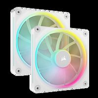 Corsair iCUE Link LX140 RGB, PWM L&uuml;fter, 2er Pack - 140mm, wei&szlig;