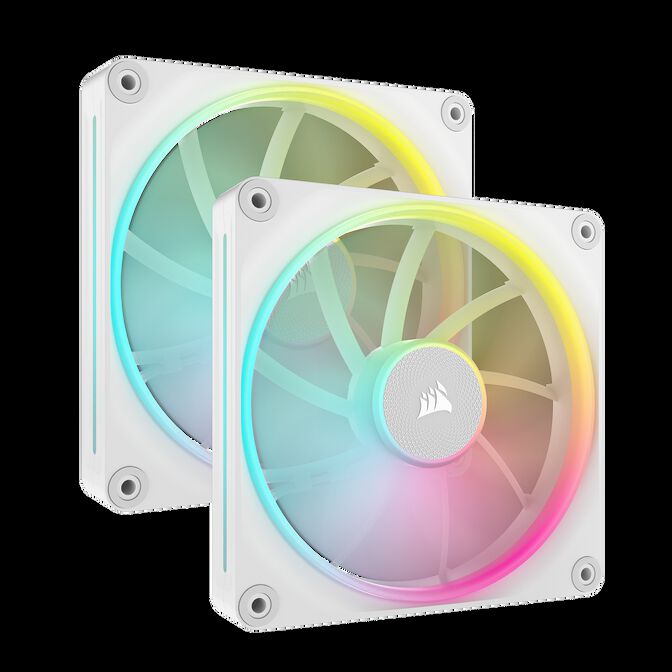 Corsair iCUE Link LX140 RGB, PWM Fan, 2-pack - 140mm, white image number 0
