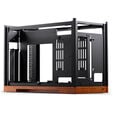 Jonsbo T9 Black PC Case, Mini Case, ITX, PCIe 5.0 Riser Cable - Black image number null