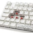 Ducky One 3 Classic Pure White Gaming Tastatur, RGB LED - MX-Silent-Red image number null