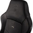 noblechairs HERO Real Leather Gaming Chair - Black/Black image number null