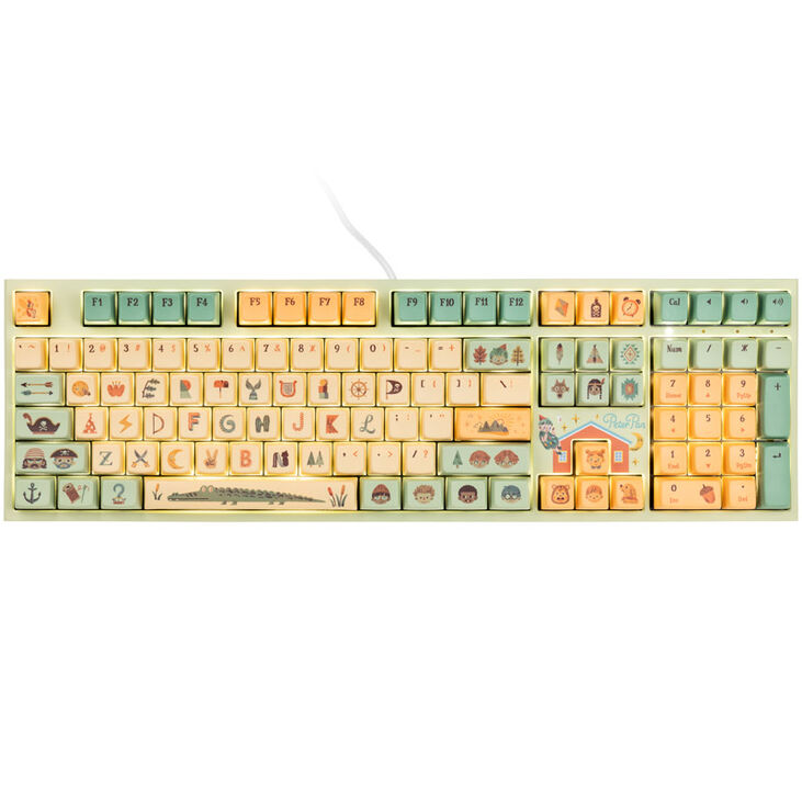 Ducky x Dimanche One 2 Pro Gaming Keyboard, Peter Pan - Varmilo V2 Iris (US) image number 1