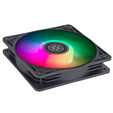 SilverStone VISTA Performance PWM Fan, ARGB - 120 mm, Black image number null