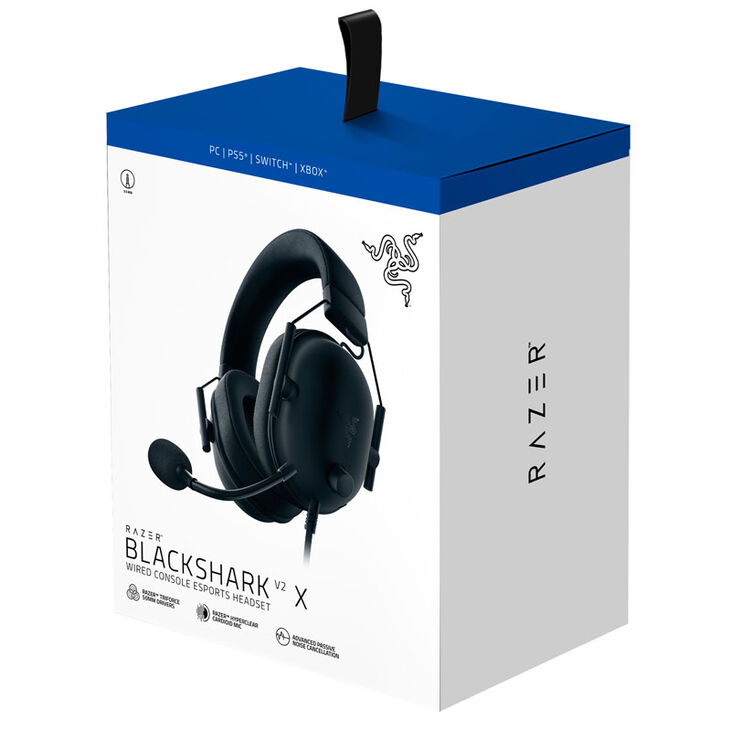Razer BlackShark V2 X für PlayStation & Xbox Esports Gaming Headset - schwarz image number 7
