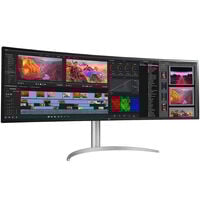 LG UltraWide 49WQ95X-W, 49 inch Curved Gaming Monitor, 144 Hz, IPS, G-SYNC Compatible