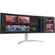 LG UltraWide 49WQ95X-W, 49 inch Curved Gaming Monitor, 144 Hz, IPS, G-SYNC Compatible