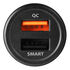 AXAGON PWC-QC5 car charger, 1x USB-A QC 3.0 + 1x USB-A SmartCharge, 31.5 W, CL plug - black image number null