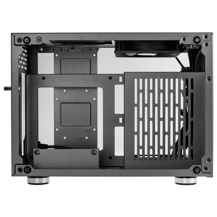 Kolink Rocket Heavy Mini-ITX Case - Gunmetal Grey + Alpenföhn Gletscherwasser 240 High Speed Bundle image number 4