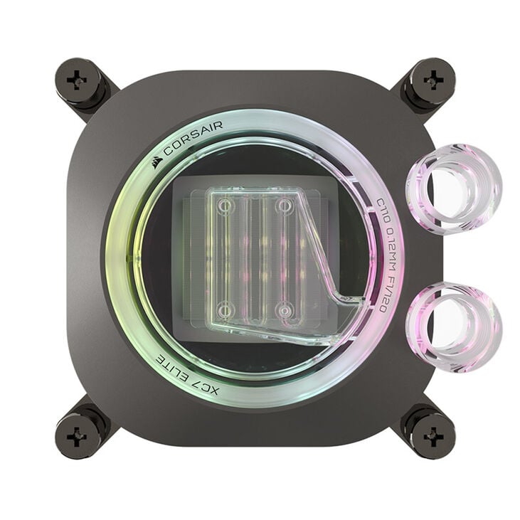 Corsair Hydro X Series XC7 RGB Elite CPU Wasserblock LGA 1700, AM4 / AM5 - schwarz image number 1