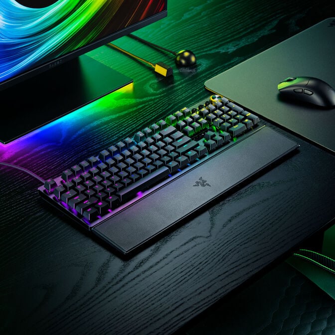 Razer Huntsman V3 Pro 8KHz Gaming Keyboard, Razer Analog Optical Gen 2 - ISO (DE), black image number 1