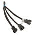 EK Water Blocks EK-Cable Y-Weiche für 3x 4-Pin-PWM-Lüfter - 10 cm image number null