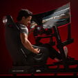 Next Level Racing ES1 Haptic Simracing-Sitz, haptisches Feedback image number null