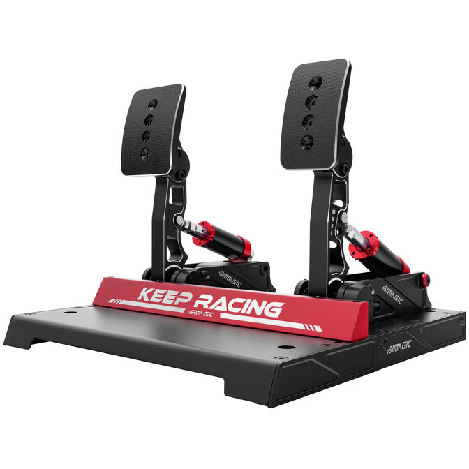 Simagic P1000-F 2-Pedal Set - Black image number 2