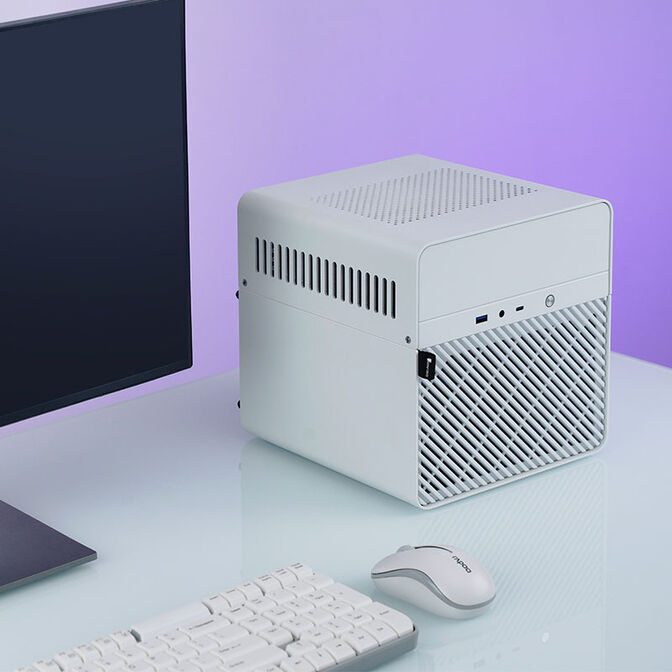 Jonsbo N2 Mini-ITX NAS case - white image number 9