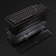 Corsair Vanguard 96 Wireless Gaming Keyboard, Mechanical, RGB, LCD Display, DE Layout - Black image number null