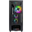 Montech X5 PC Case, Mid Tower, E-ATX, ARGB, Tempered Glass - Black image number null