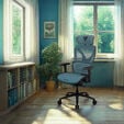 ThunderX3 XTC Ergonomischer B&uuml;rostuhl - schwarz/blau image number null