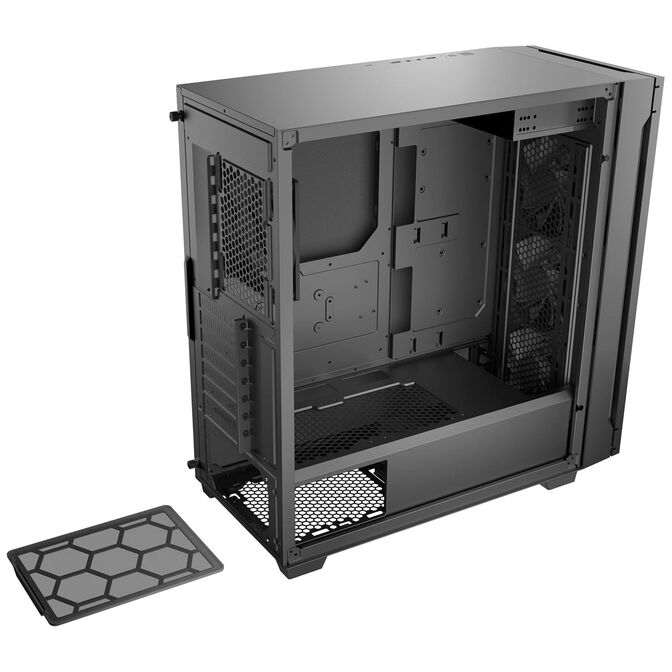 Antec P10C PC Case, Mid Tower, soundproofed, ATX - Black image number 7