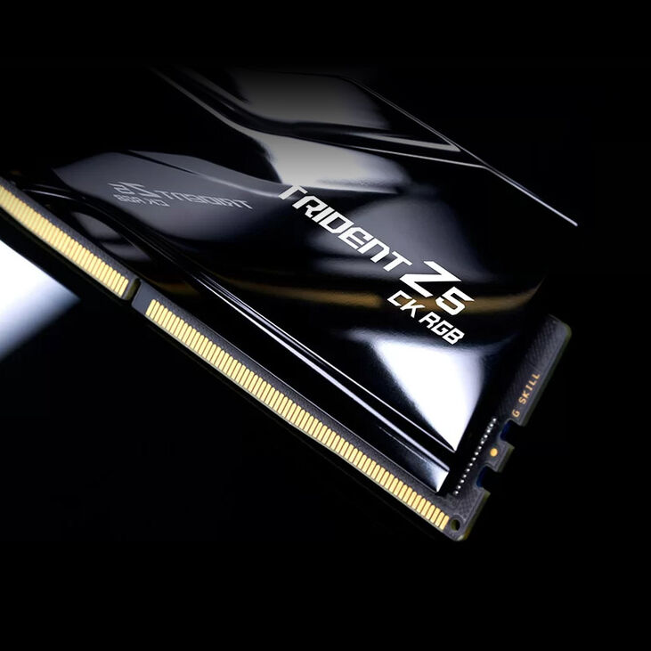 G.Skill Trident Z5 CK RGB DDR5-8400 RAM, CL40, XMP 3.0, CUDIMM - 48 GB Dual Kit, black image number 7
