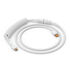 Glorious GMMK Coiled Cable Ghost White, Spiral Keyboard Cable, USB-C/USB-A - White image number null