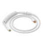 Glorious GMMK Coiled Cable Ghost White, Spiral Keyboard Cable, USB-C/USB-A - White